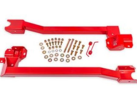 BMR 74-81 GM 2nd Gen F-Body Bolt-On Subframe Connectors - Red Cheap