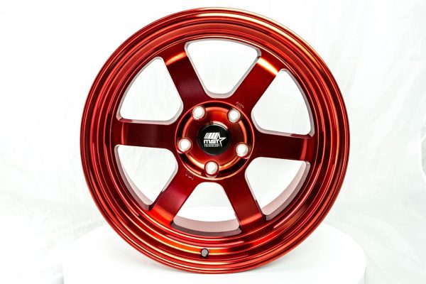 Time Attack - Ruby Red - 17x9.0 5x114.3 Offset +20 Supply