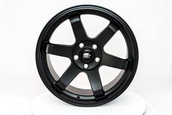 MT01 - Matte Black - 18x9.5 5x114.3 Offset +35 Online Sale