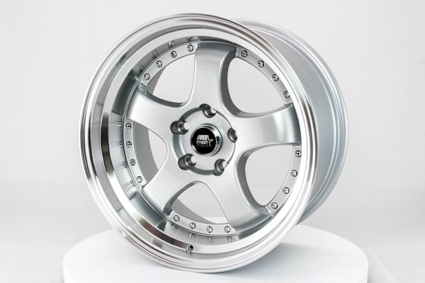 MT07 - Silver w Machined Lip - 17x9.0 5x114.3 Offset +20 Hot on Sale