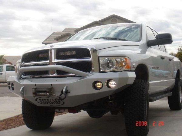 Road Armor 03-05 Dodge 2500 Stealth Front Winch Bumper w Pre-Runner Guard - Tex Blk Online Hot Sale