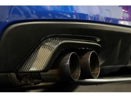 2015-2021 Subaru WRX STI Carbon Fiber Rear Bumper Exhaust Finishers by APR For Discount