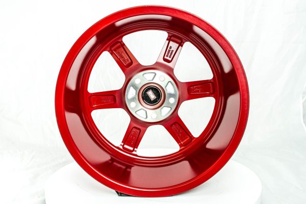 Time Attack - Ruby Red - 17x9.0 5x114.3 Offset +20 Supply