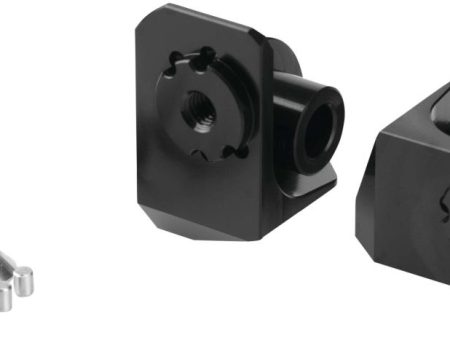 Puig Adjustable Footpeg Adaptors Rider Black - 20247N For Sale