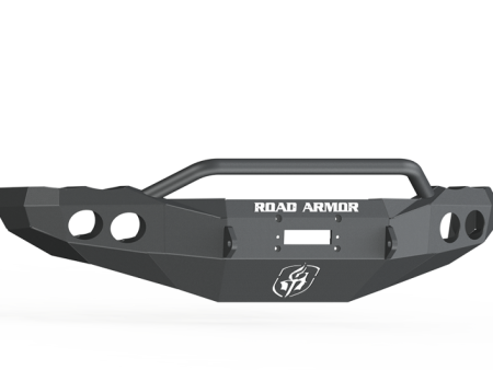 Road Armor 02-05 Dodge 1500 Stealth Front Winch Bumper w Pre-Runner Guard - Tex Blk Hot on Sale