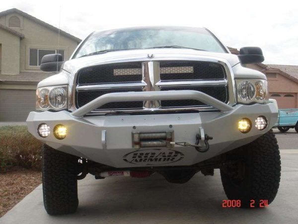 Road Armor 03-05 Dodge 2500 Stealth Front Winch Bumper w Pre-Runner Guard - Tex Blk Online Hot Sale