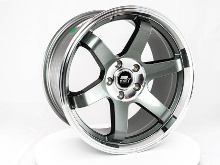 MT01 - Gunmetal w Machined Lip - 18x9.5 5x114.3 Offset +35 Discount