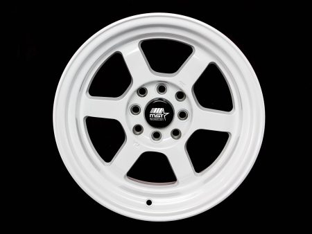 Time Attack - Glossy White - 15x8.0 4x100 4x114.3 Offset +0 For Sale