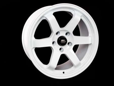 MT01 - Glossy White - 17x9.0 5x114.3 Offset +35 For Discount