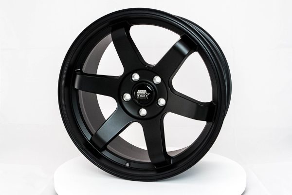 MT01 - Matte Black - 18x9.5 5x100 Offset +35 For Cheap