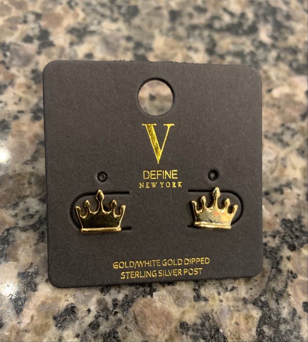 5 point crown studs Discount