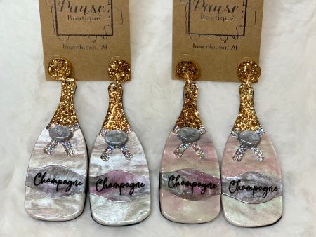 acrylic champagne- light pink For Sale