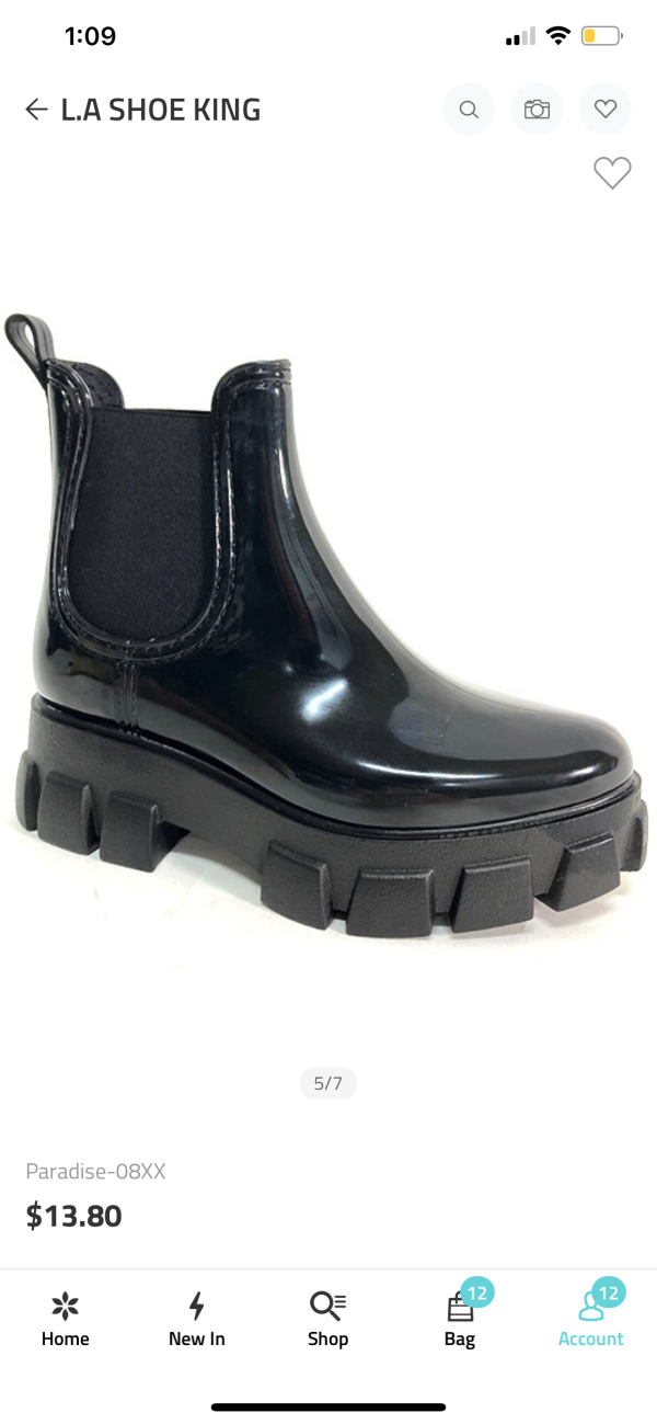 Patton shine chunky sole boot Hot on Sale