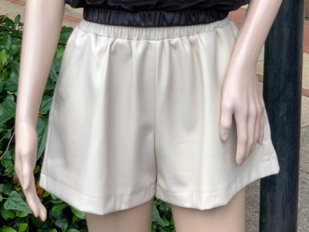 A and A faux leather shorts Online